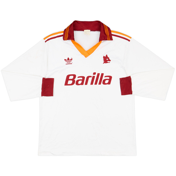 1991-92 Roma Away L/S Shirt - 6/10 - (L)