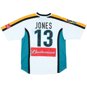 2000-02 LA Galaxy Match Issue Signed Away Shirt Jones #13