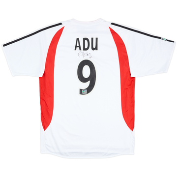 2004 DC United Match Issue Signed Away Shirt Adu #9