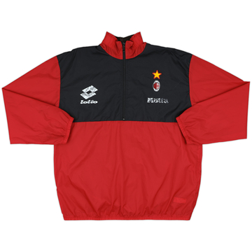 1994-95 AC Milan Lotto 1/4 Zip Training Top - 6/10 - (M)