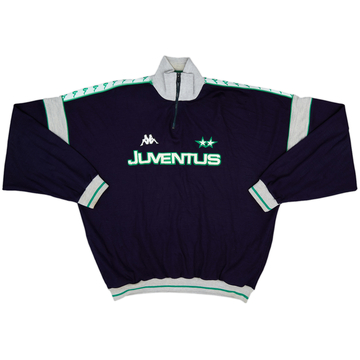 1989-90 Juventus Kappa 1/4 Zip Sweat Top - 7/10 - (XL)
