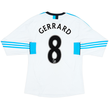 2011-12 Liverpool Tercera M/L Camiseta Gerrard #8 - 6/10 - (M)