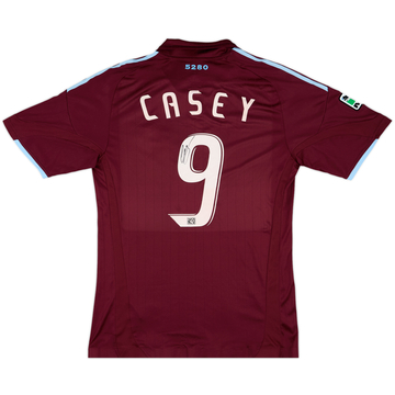2009-10 Colorado Rapids Match Issue Signed Home Shirt Casey #9