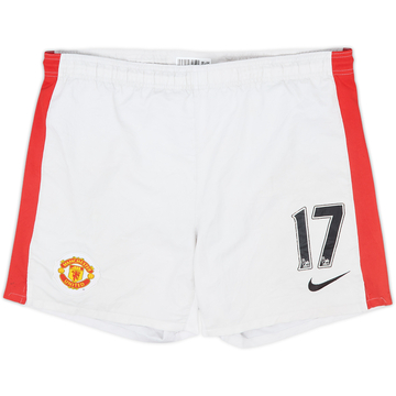 2009-10 Manchester United Home Shorts #17 (Nani) - 5/10 - (M)