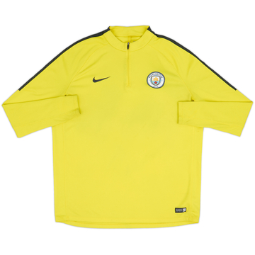2017-18 Manchester City Nike 1/4 Zip Drill Top - 6/10 - (XXL)