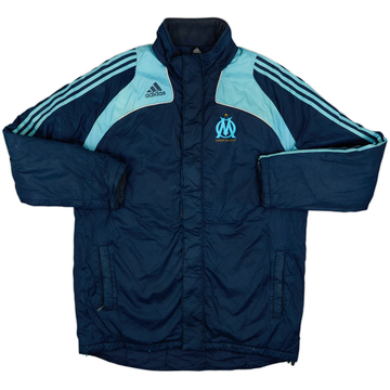 2008-09 Olympique Marseille adidas Padded Bench Coat - 5/10 - (L/XL)