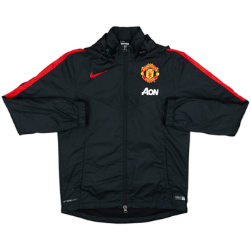 2014-15 Manchester United Nike Hooded Rain Jacket - 8/10 - (S)