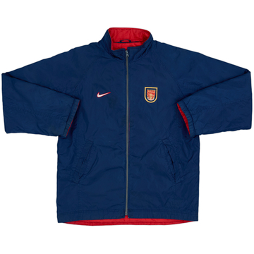 1998-99 Arsenal Nike Reversible Padded Bench Coat - 6/10 - (XL.Boys)