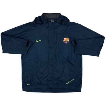 2007-08 Barcelona Nike Hooded Rain Jacket - 6/10 - (L)