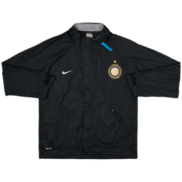2008-09 Inter Milan Nike Hooded Rain Jacket - 6/10 - (S)
