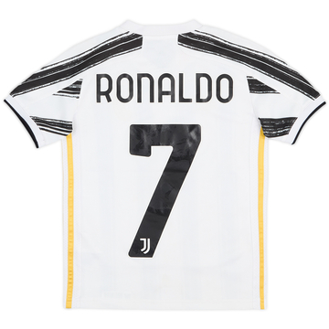 2020-21 Juventus Home Shirt Ronaldo #7 - 10/10 - (S.Boys)
