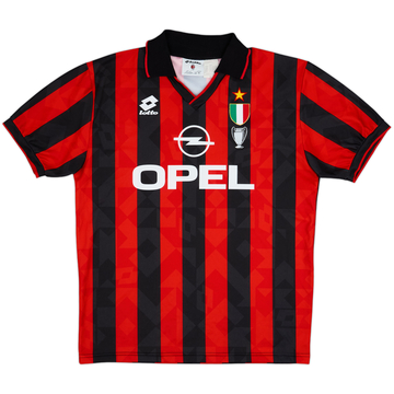 1994-95 AC Milan Home Shirt - 9/10 - (XL)