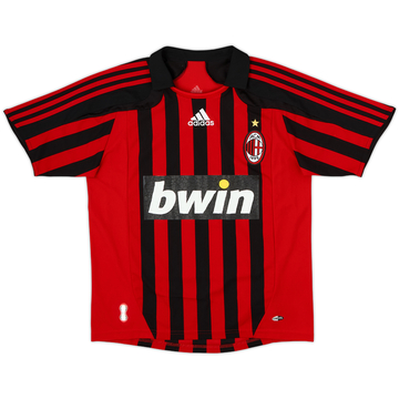 2007-08 AC Milan Home Shirt - 4/10 - (L.Boys)