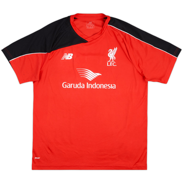 2015-16 Liverpool New Balance Training Shirt - 9/10 - (XL)