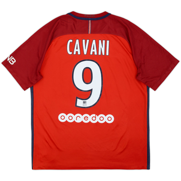 2016-17 Paris Saint-Germain Away Shirt Cavani #9 - 5/10 - (L)