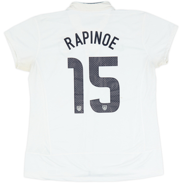 2011 USA Women's Home Shirt Rapinoe #15 - 7/10 - (Women's L)
