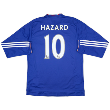 Camiseta de manga larga de local del Chelsea 2015-16 Hazard #10 - 6/10 - (L)