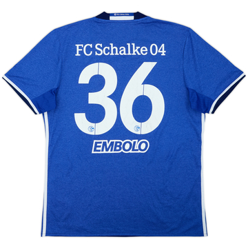 2016-18 Schalke Home Shirt Embolo #36 - 6/10 - (L)
