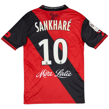 2014-15 EA Guingamp Home Shirt Sankhare #10 - 6/10 - (S)