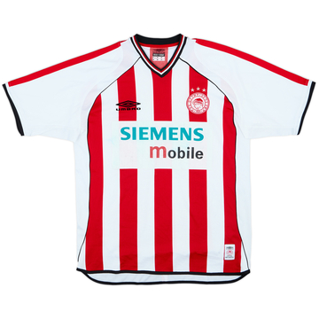 2001-02 Olympiakos Home Shirt - 5/10 - (XL)