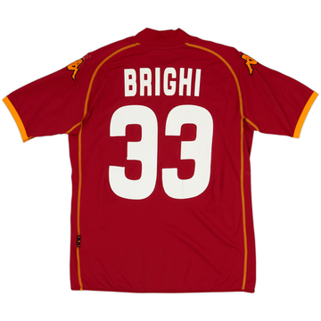 2008-09 Roma Home Shirt Brighi #33 - 4/10 - (S)