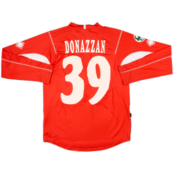 2006-07 Mantova Match Issue Away L/S Shirt Donazzan #39