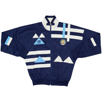 1991-92 Manchester City Umbro Track Jacket - 7/10 - (M)