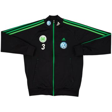 2011-12 Wolfsburg Player Issue adidas Track Jacket #3 - 4/10 - (S)