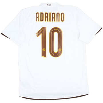 2008-09 Inter Milan Away Shirt Adriano #10 - 8/10 - (L)