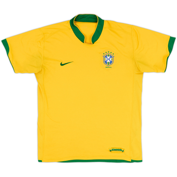 2006-08 Brazil Home Shirt - 4/10 - (M)