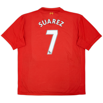 2012-13 Liverpool Home Shirt Suarez #7 - 6/10 - (3XL)