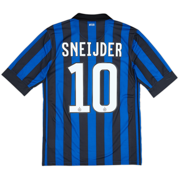 2011-12 Inter Milan Home Shirt Sneijder #10 - 7/10 - (S)