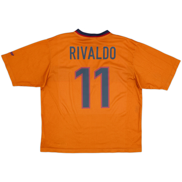 1998-00 Barcelona Basic Third Shirt Rivaldo #11 - 8/10 - (XL)