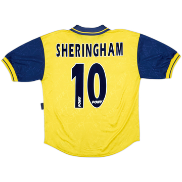 1995-97 Tottenham Third Shirt Sheringham #10 - 7/10 - (M)