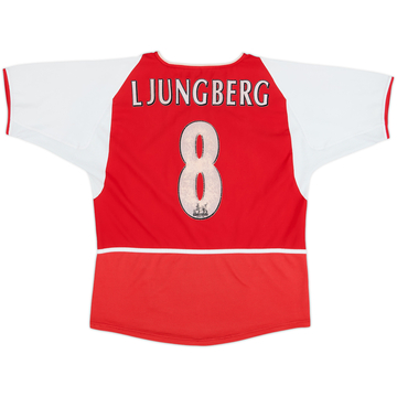 2002-04 Arsenal Home Shirt Ljungberg #8 - 4/10 - (XL.Boys)