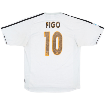 2004-05 Real Madrid Home Shirt Figo #10 - 4/10 - (M)