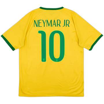 2014-15 Brazil Home Shirt Neymar Jr #10 - 6/10 - (L)