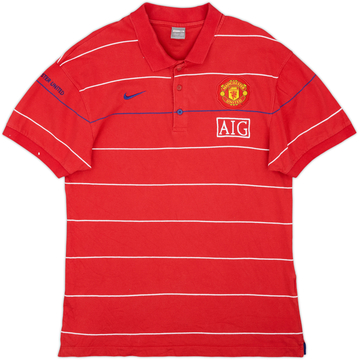 2008-09 Manchester United Nike Polo Shirt - 6/10 - (XL)