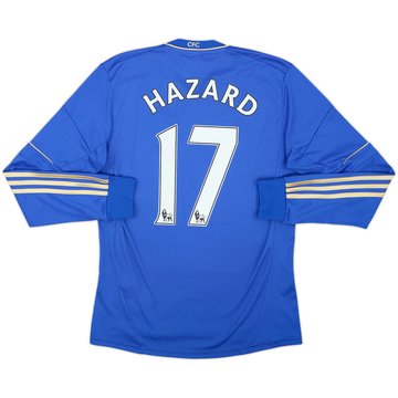Camiseta de local de manga larga del Chelsea 2012-13 Hazard #17 - 6/10 - (S)