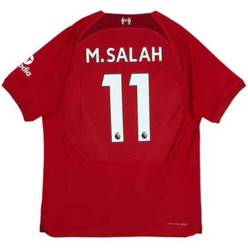 2022-23 Liverpool Authentic Home Shirt M.Salah #11 - 10/10 - (L)