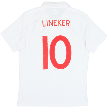 2009-10 England Home Shirt Lineker #10 - 5/10 - (M)