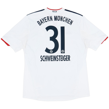 Camiseta de visitante del Bayern Munich 2010-11 Schweinsteiger Schweinsteiger #31 - 8/10 - (XL)