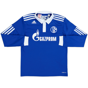 2010-12 Schalke Home L/S Shirt - 8/10 - (11-12 Years)