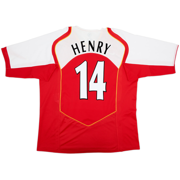 2004-05 Arsenal Home Shirt Henry #14 - 8/10 - (XXL)