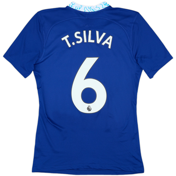 2022-23 Chelsea Authentic Home Shirt T.Silva #6 - 10/10 - (S)