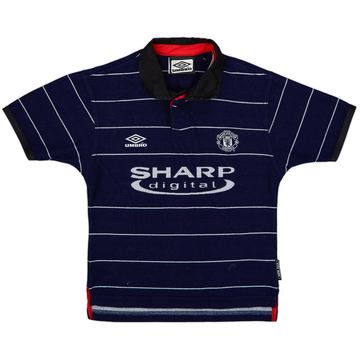 1999-00 Manchester United Away Shirt - 8/10 - (S.Boys)