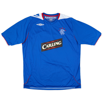 2006-07 Rangers Home Shirt - 6/10 - (XL)