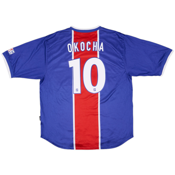 1999-00 Paris Saint-Germain Home Shirt Okocha #10 - 8/10 - (XL)