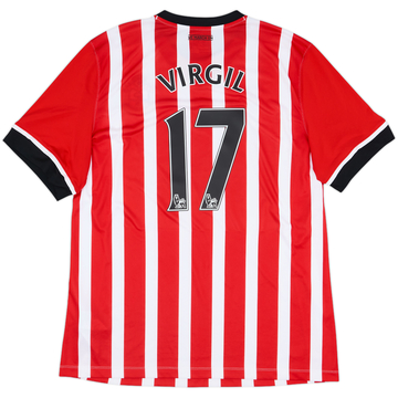 2016-17 Southampton Home Shirt Virgil #17 - 9/10 - (XXL)