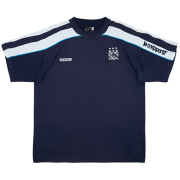 1999-00 Manchester City LeCoqSportif Cotton Tee - 8/10 - (S)